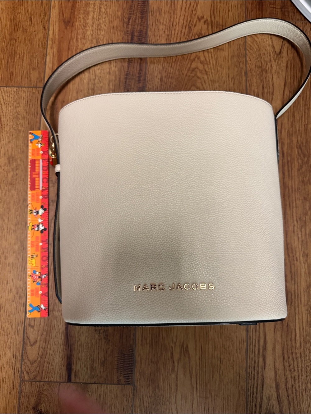Marc Jacobs Large Bucket Bag with Gold Logo